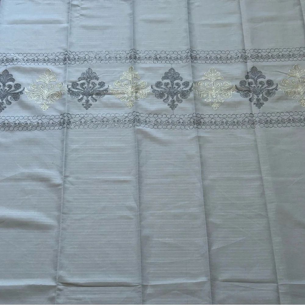 Decorative Damask Shower Curtain - Home Bath #0301261